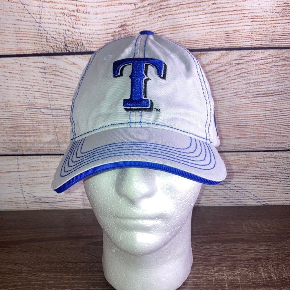 Unisex Light Blue Texas Rangers / Brewer Bears Adjustable Hat by Melonwear